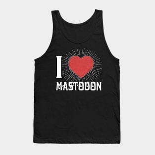 Graphic Lovely Mastodon Name Called Vintage Classic Styles Tank Top